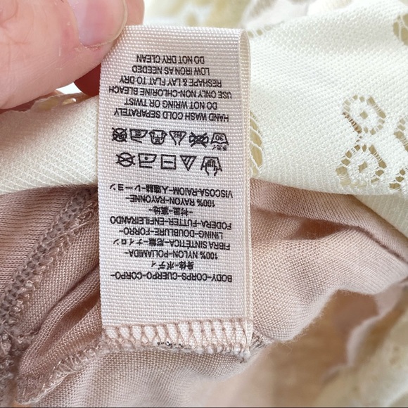 Free People Cream Lovers Folk Song Lace Dress - Picture 15 of 15